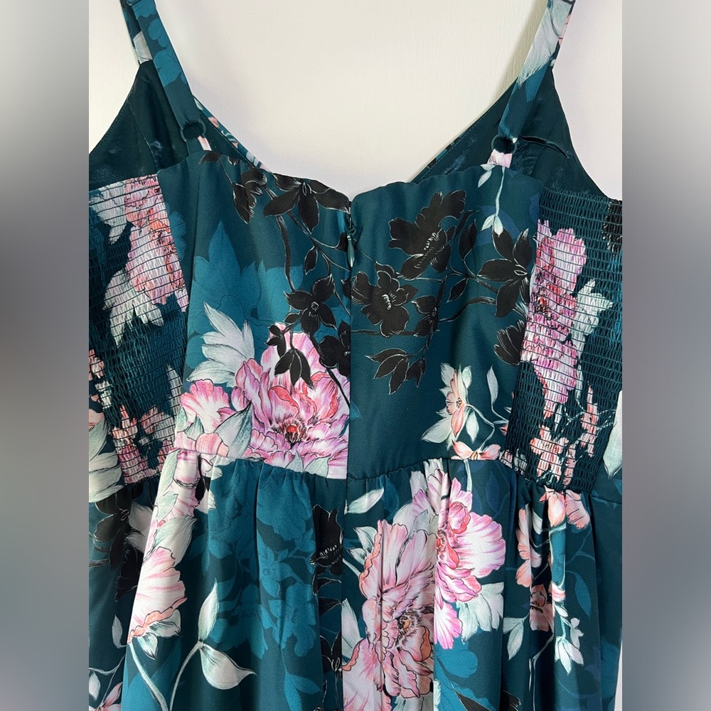 City Chic Jade Blossom Bloom Floral Cocktail Dress Wedding Guest Bombshell Curvy - Picture 12 of 14